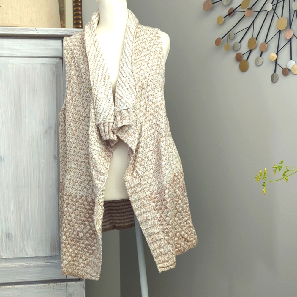 Croft&Barrell Sweater Sleeveless Open Front XL